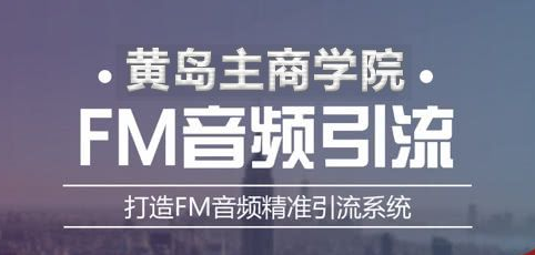 黄岛主《FM音频引流特训营1.0》亲身操作每天30-50量，转化超级高-网赚36计