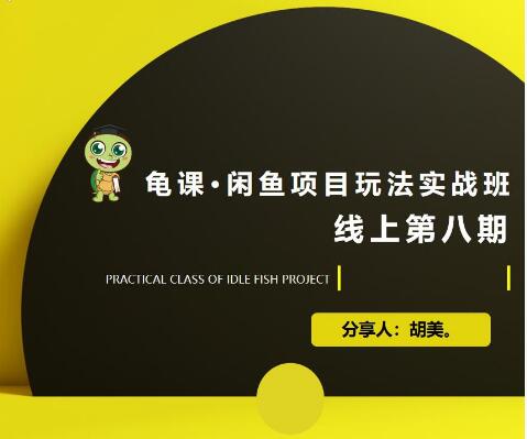 宅男：闲鱼项目玩法实战班·第8期（第1节）市场分析及准备细节，选品/多种变现玩法-网赚36计