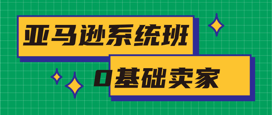 亚马逊系统班，专为0基础卖家量身打造，亚马逊运营流程与架构-网赚36计