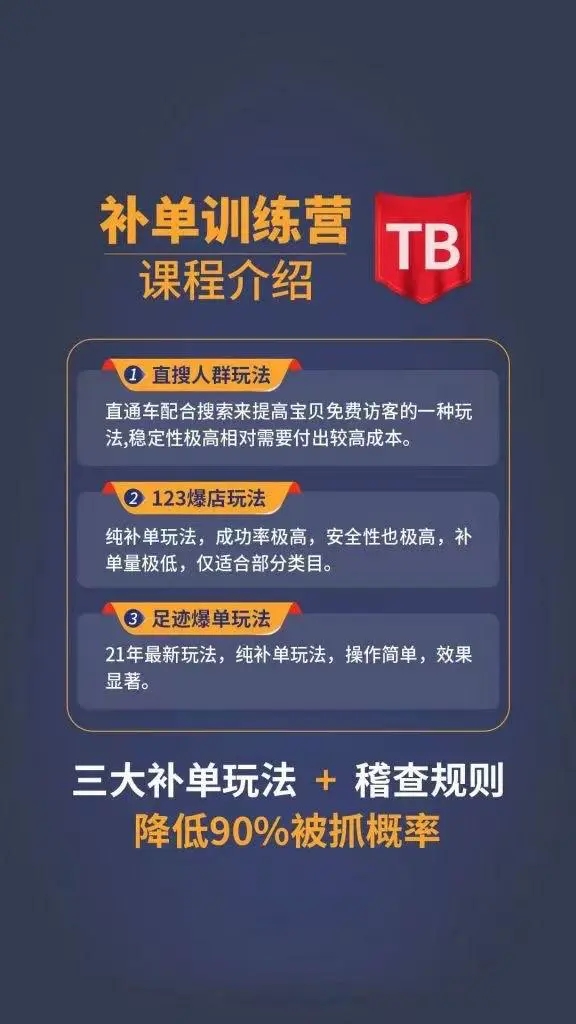 数据蛇淘宝2021最新三大补单玩法+稽查规则，降低90%被抓概率-网赚36计
