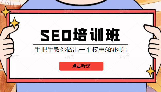 SEO培训班课程，手把手教你做出一个权重6的例站，价值8000元-网赚36计