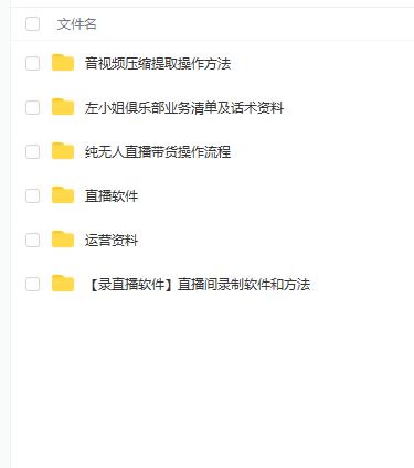 左小姐-直播带货俱乐部十三行、无人直播，全套教程附：工具、文档、话术资料-网赚36计