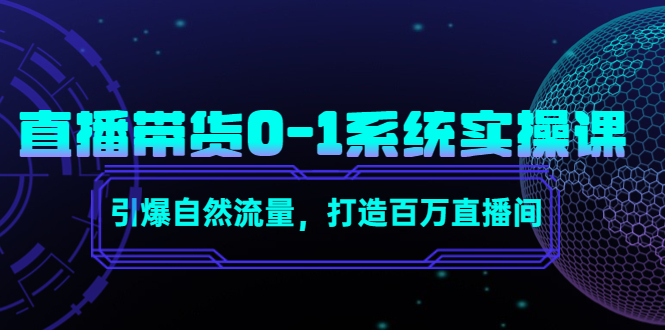 直播带货0-1系统实操课，引爆自然流量，打造百万直播间-网赚36计