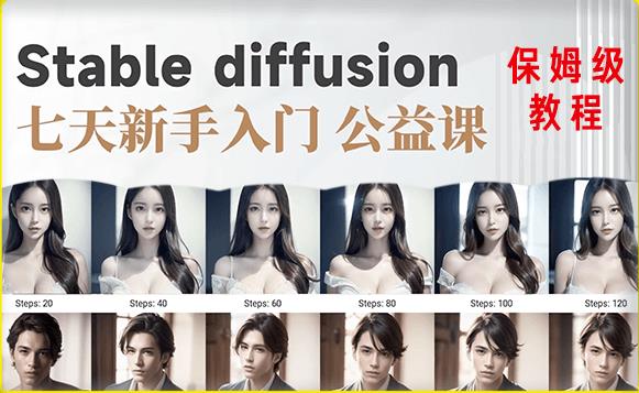 【AI训练营】全网第一个系统的stable diffusion基础课，新手入门必看-网赚36计