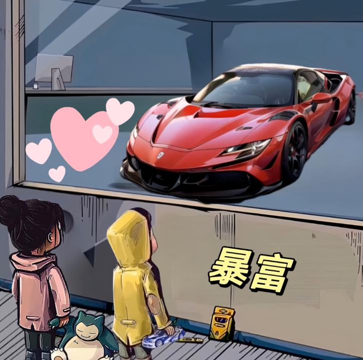 拆解橱窗看车男孩汽车头像制作课程,视频版一条龙实操玩法分享给你