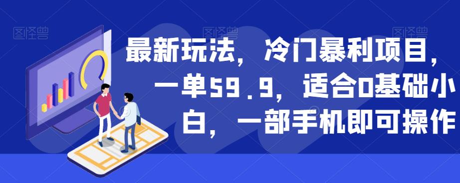 最新玩法，冷门暴利项目，一单59.9，适合0基础小白，一部手机即可操作【揭秘】-网赚36计