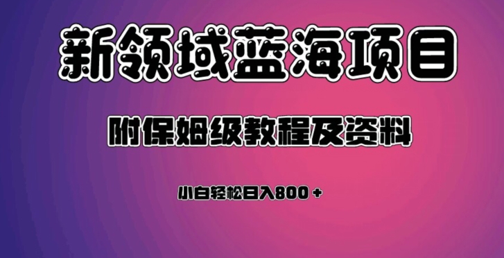 虚拟资源蓝海领域新项目，轻松日入800＋，附保姆级教程及资料-网赚36计