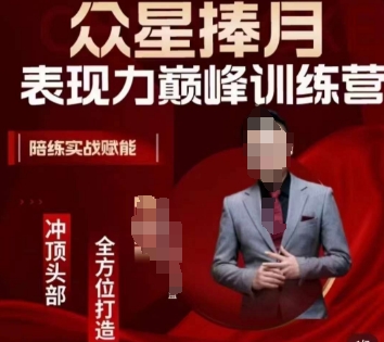 众星捧月表现力巅峰训练营，全方位打造，陪练实战赋能-网赚36计