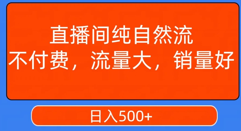 视频号直播间纯自然流，不付费，白嫖自然流，自然流量大，销售高，月入15000+【揭秘】-网赚36计