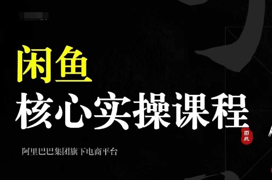 2024闲鱼核心实操课程，从养号、选品、发布、销售，教你做一个出单的闲鱼号-网赚36计