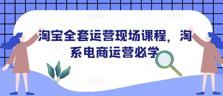 淘宝全套运营现场课程，淘系电商运营必学-网赚36计