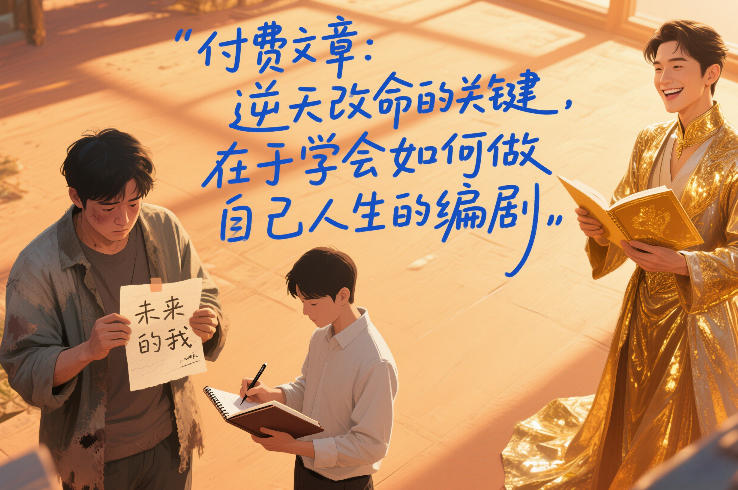 付费文章：逆天改命的关键，在于学会如何做自己人生的编剧-网赚36计