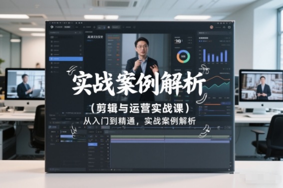 剪辑与运营实战课，从入门到精通，实战案例解析（更新2026）-网赚36计