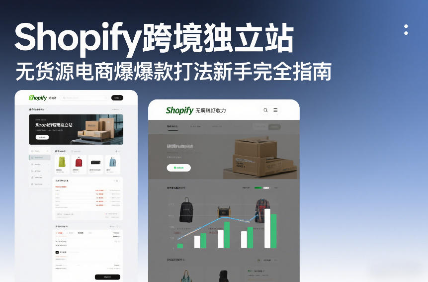 Shopify跨境独立站无货源电商爆款打法新手完全指南-网赚36计