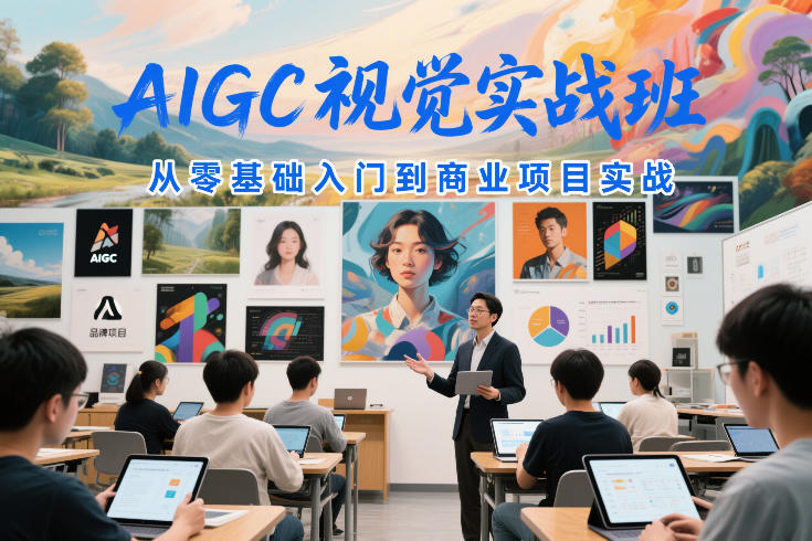 AIGC视觉实战班，从零基础入门到商业项目实战-网赚36计