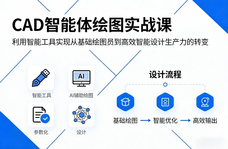 CAD智能体绘图实战课，利用智能工具，实现从基础绘图员到高效智能设计生产力的转变-网赚36计