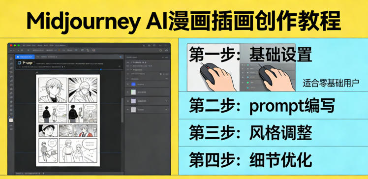 图片[1]-利用Midjourney AI人工智能轻松创作漫画插画教程，零基础创作完整漫画插画-网赚36计