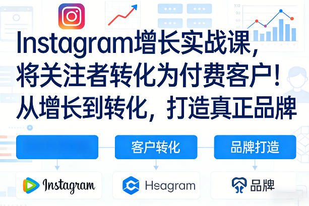Instagram增长实战课,将关注者转化为付费客户!从增长到转化,打造真正品牌(双语字幕)-网赚36计