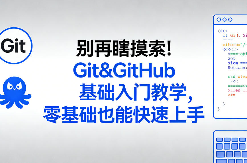 别再瞎摸索！Git&GitHub基础入门教学，零基础也能快速上手-网赚36计