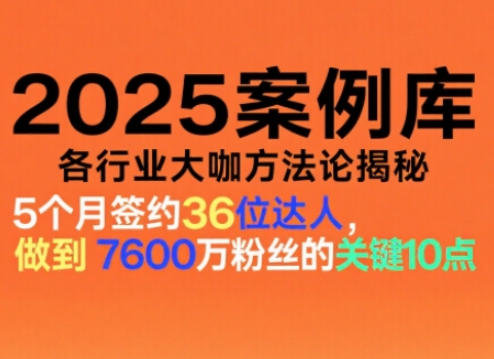 波波来了案例库，收录各行业大咖的方法论，各行业大咖方法论揭秘（更新2026年3月）-网赚36计