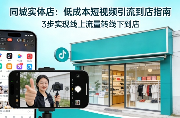 同城实体店,如何低成本把客户从短视频带到线下门店-网赚36计