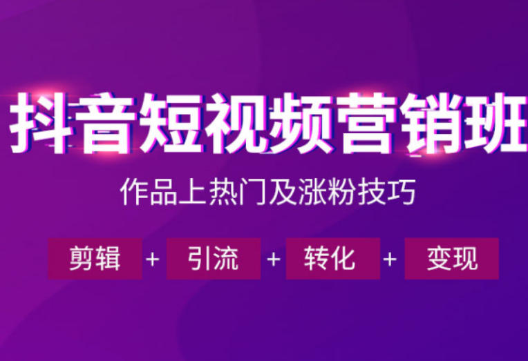 抖音短视频运营班，一门课学会作品上热门及涨粉技巧，引流转化剪辑变现（2026年5月）-网赚36计