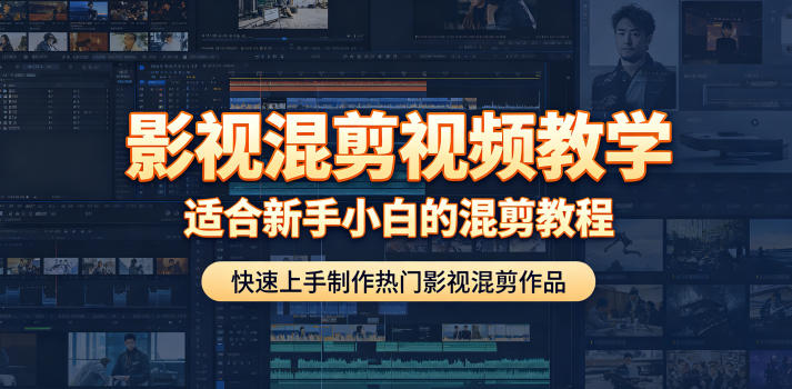 影视混剪视频教学，适合新手小白的混剪教程，快速上手制作热门影视混剪作品-网赚36计