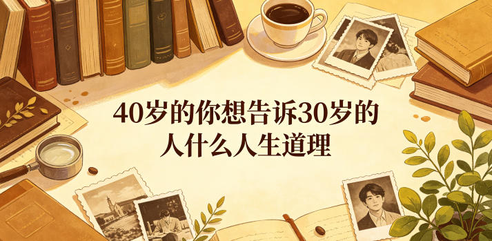 公众号付费文章:40岁的你想告诉30岁的人什么人生道理?-网赚36计