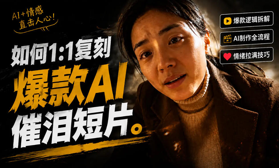 豆包+Gemini生成真人AI短剧-拆解复刻百万爆款第一人称短片,一站式讲透爆款复刻全流程-网赚36计