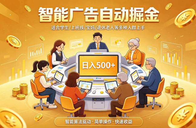 2026年最好做的项目：自动掘金项目，小白轻易上手，单日轻松收入500+【揭秘】-网赚36计