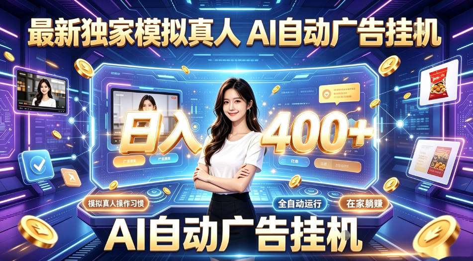 最新独家模拟真人，AI自动挂号挂G，日入400+，全程全自动运行，无需人工【揭秘】-网赚36计