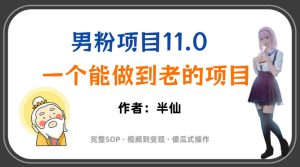 全网独家男粉项目11.0，一个做到老的项目，完整SOP·视频到变现·傻瓜式操作-网赚36计