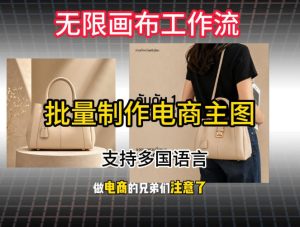 批量复刻电商爆款主图工作流搭建教学，批量下载，支持多国语言，不管是国内电商还是跨境店群都能用-网赚36计