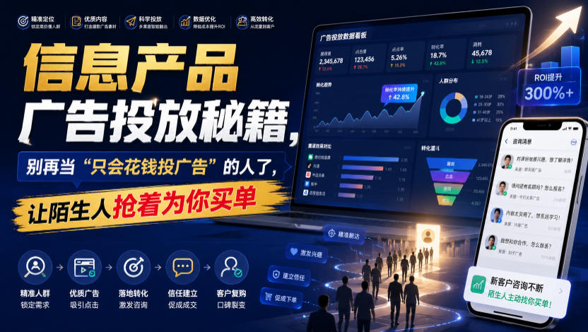 信息产品广告投放秘籍，别再当“只会花钱投广告”的人了，让陌生人抢着为你买单【原创双语字幕】-网赚36计