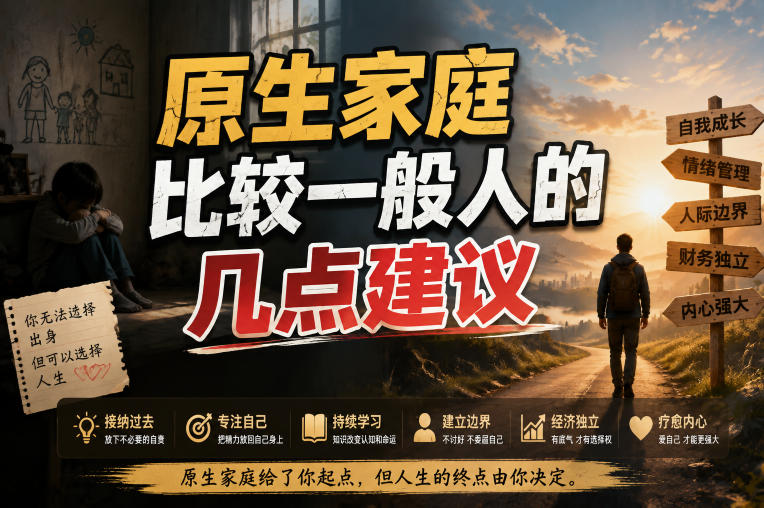 付费文章：给原生家庭比较一般人的几点建议-网赚36计