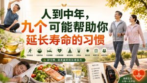付费文章：人到中年，九个可能帮助你延长寿命的习惯-网赚36计