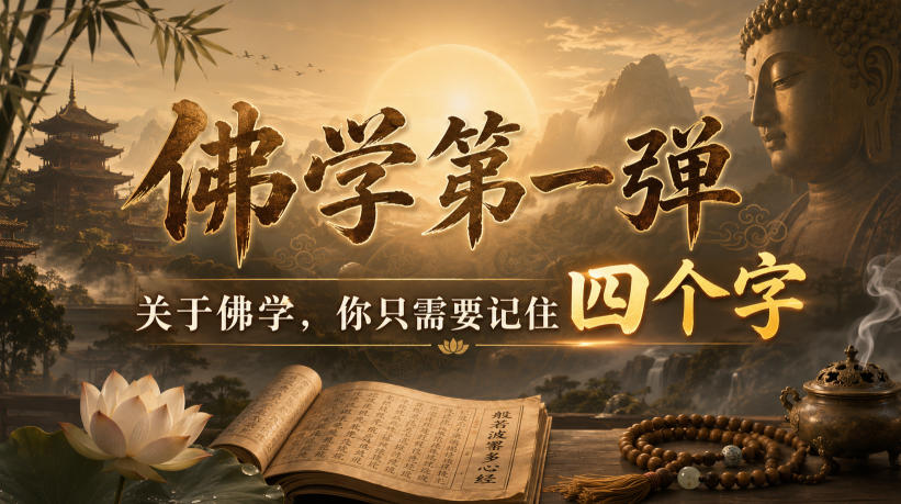 付费文章:佛学第一弹,关于佛学,你只需要记住四个字-网赚36计