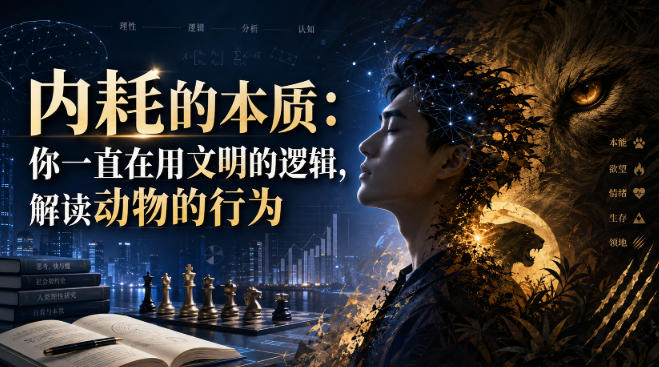 付费文章:内耗的本质:你一直在用文明的逻辑,解读动物的行为-网赚36计