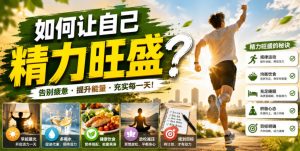 付费文章：如何让自己精力旺盛？-网赚36计