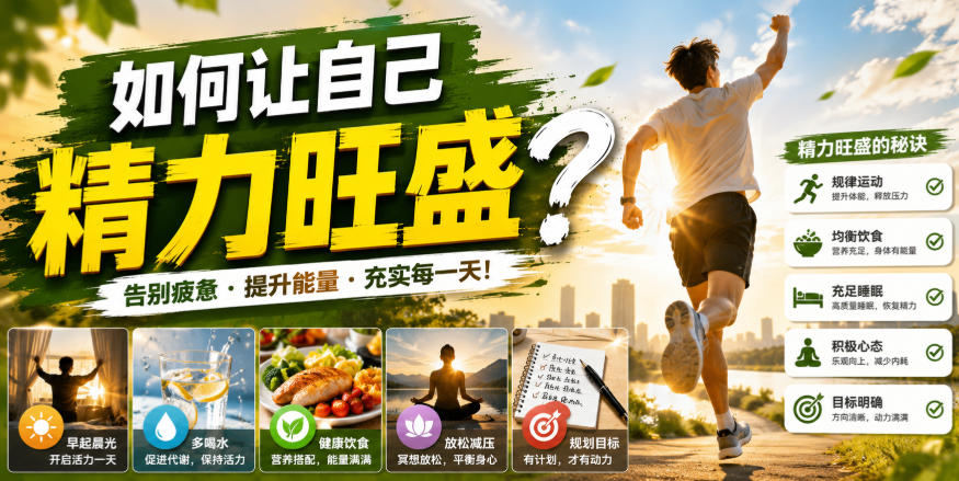 付费文章：如何让自己精力旺盛？-网赚36计