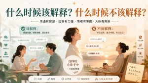 付费文章：什么时候该解释？什么时候不该解释？-网赚36计