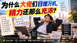 付费文章：为什么大佬们日理万机，精力还那么充沛？-网赚36计