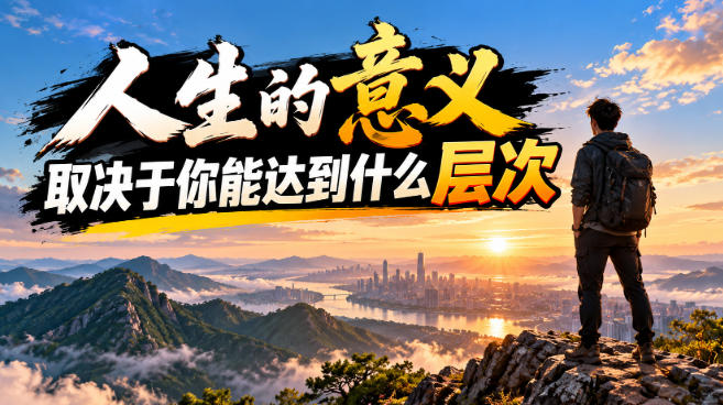 某公众号付费文章:人生的意义,取决于你能达到什么层次-网赚36计