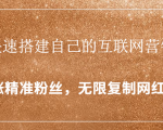 封神学员特训营：快速搭建自己的互联网营销系统，疯狂涨精准粉丝，无限复制网红流量-网赚36计