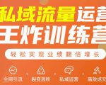 私域流量运营王炸训练营：全网引流+裂变涨粉+私域运营+高效成交-网赚36计