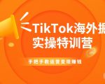 TikTok海外掘金实操特训营:手把手教运营变现赚钱-网赚36计