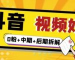 （燃烧好物）抖音视频好物分享实操课程（0粉+拆解+中期+后期）-网赚36计
