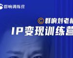 群响刘老板·IP变现训练营第6期：教你搞流量新姿势，IP打造获客私域经营-网赚36计