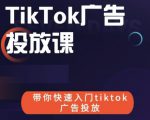 跨境B哥tiktok广告投放课，带你快速入门tiktok广告投放价值1680元-网赚36计