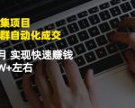 虚拟图集项目：矩阵站群自动化成交，3-5个月实现快速赚钱月入1W+左右-网赚36计